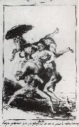 Francisco Goya Bruja poderosa que por ydropica painting